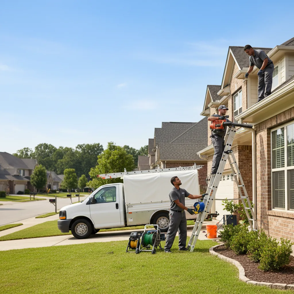 Home Gutter Service in Krebs, OK near me